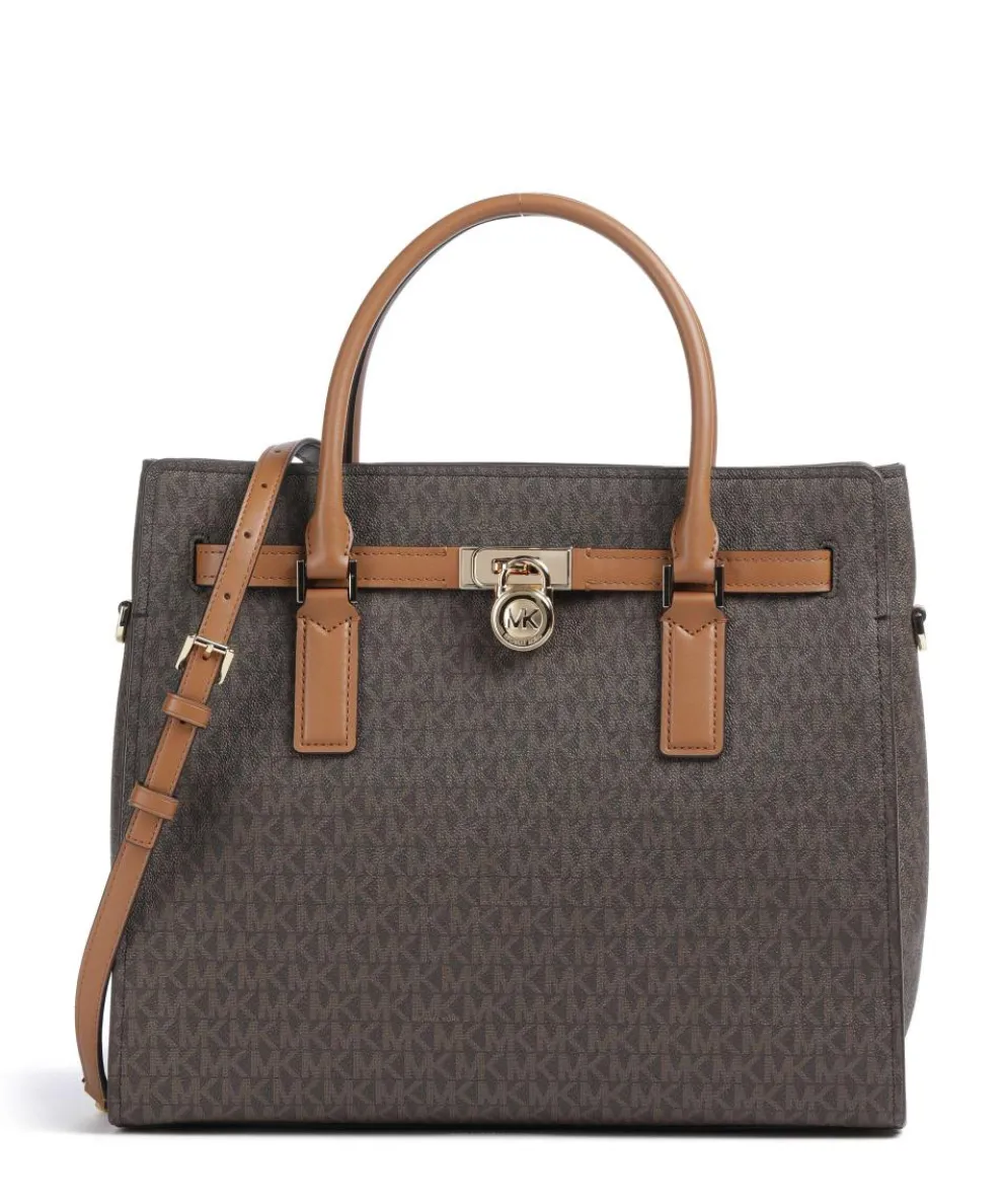 Hamilton Large Handbag imitation leather dark brown