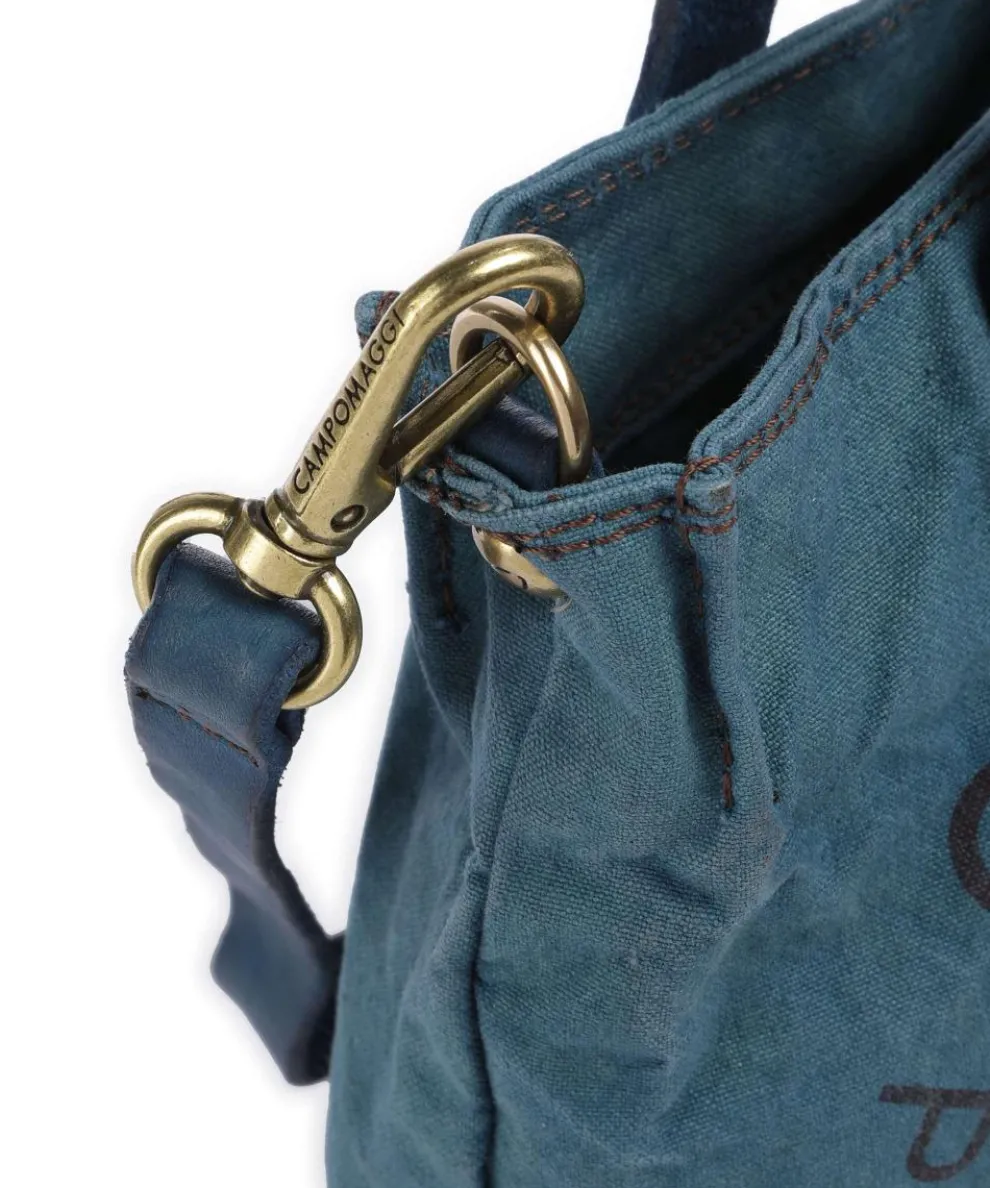 Handbag canvas dark blue