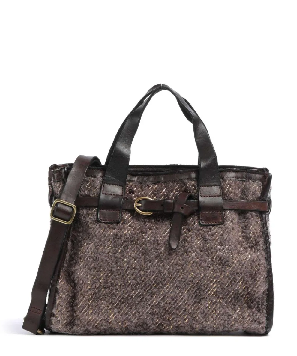 Handbag fabric dark brown