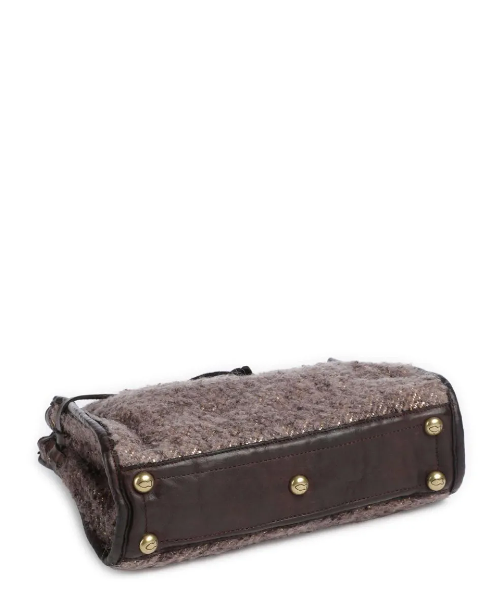 Handbag fabric dark brown