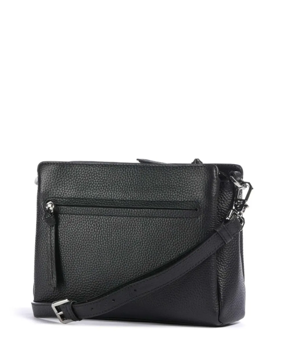 Hanna Crossbody bag grained cow leather black