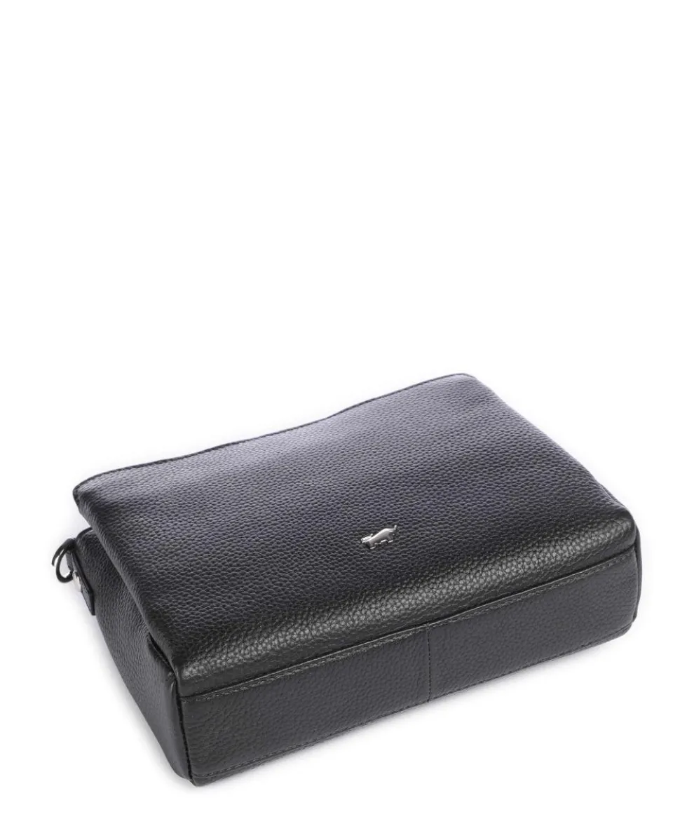 Hanna Crossbody bag grained cow leather black