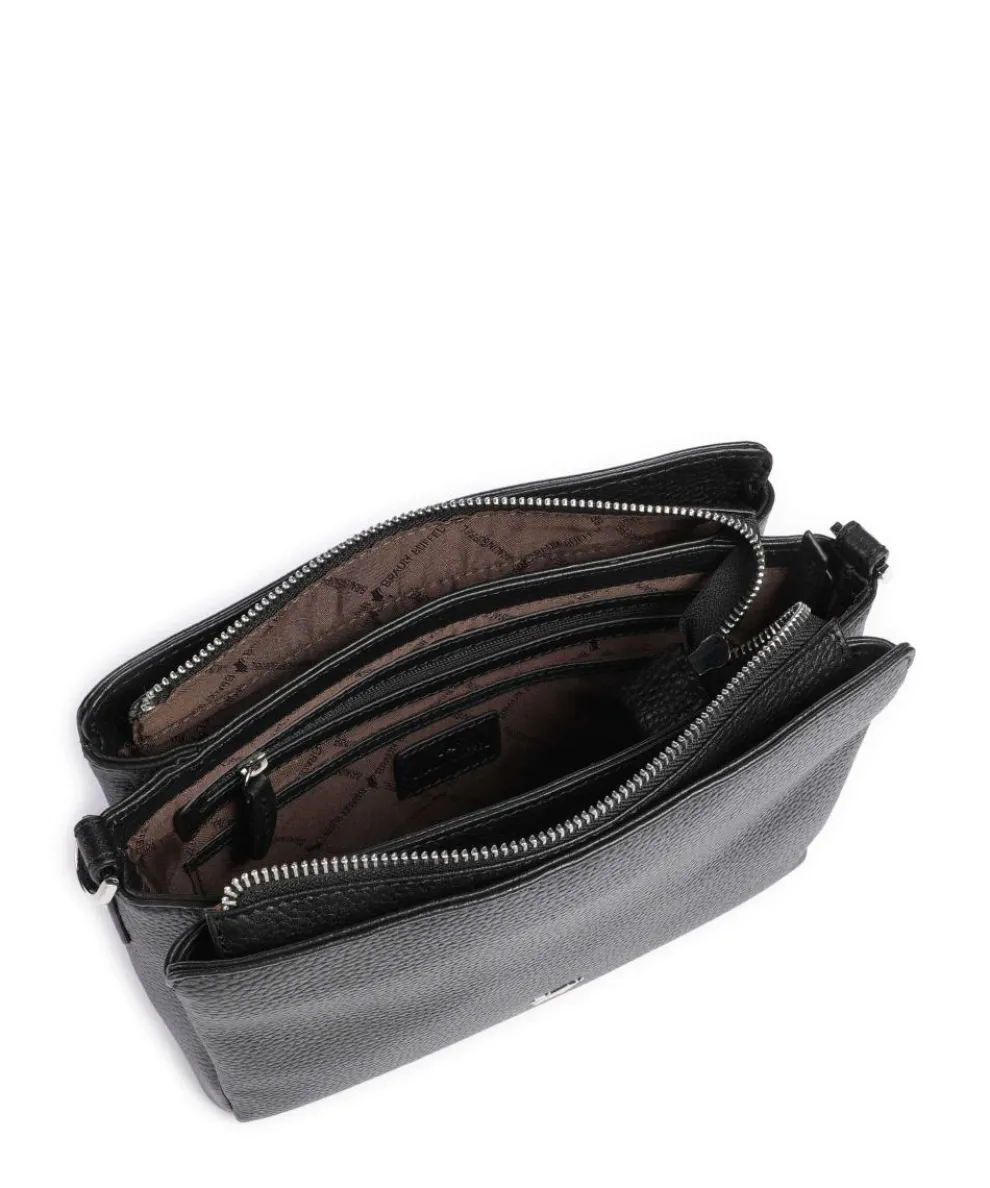 Hanna Crossbody bag grained cow leather black