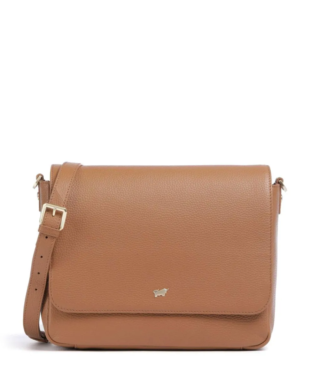Hanna Crossbody bag grained cow leather cognac