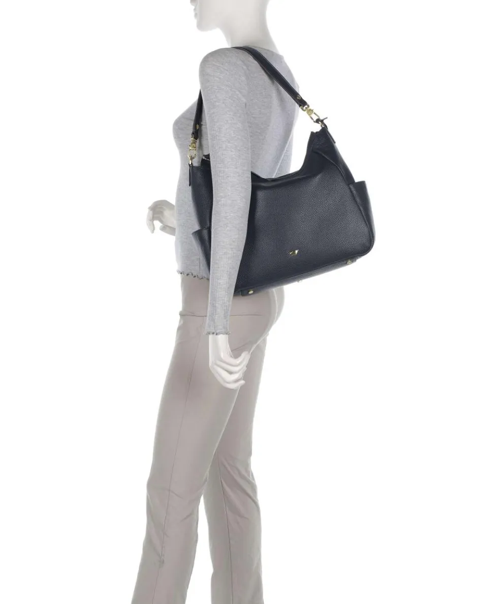 Hanna Hobo bag grained cow leather navy