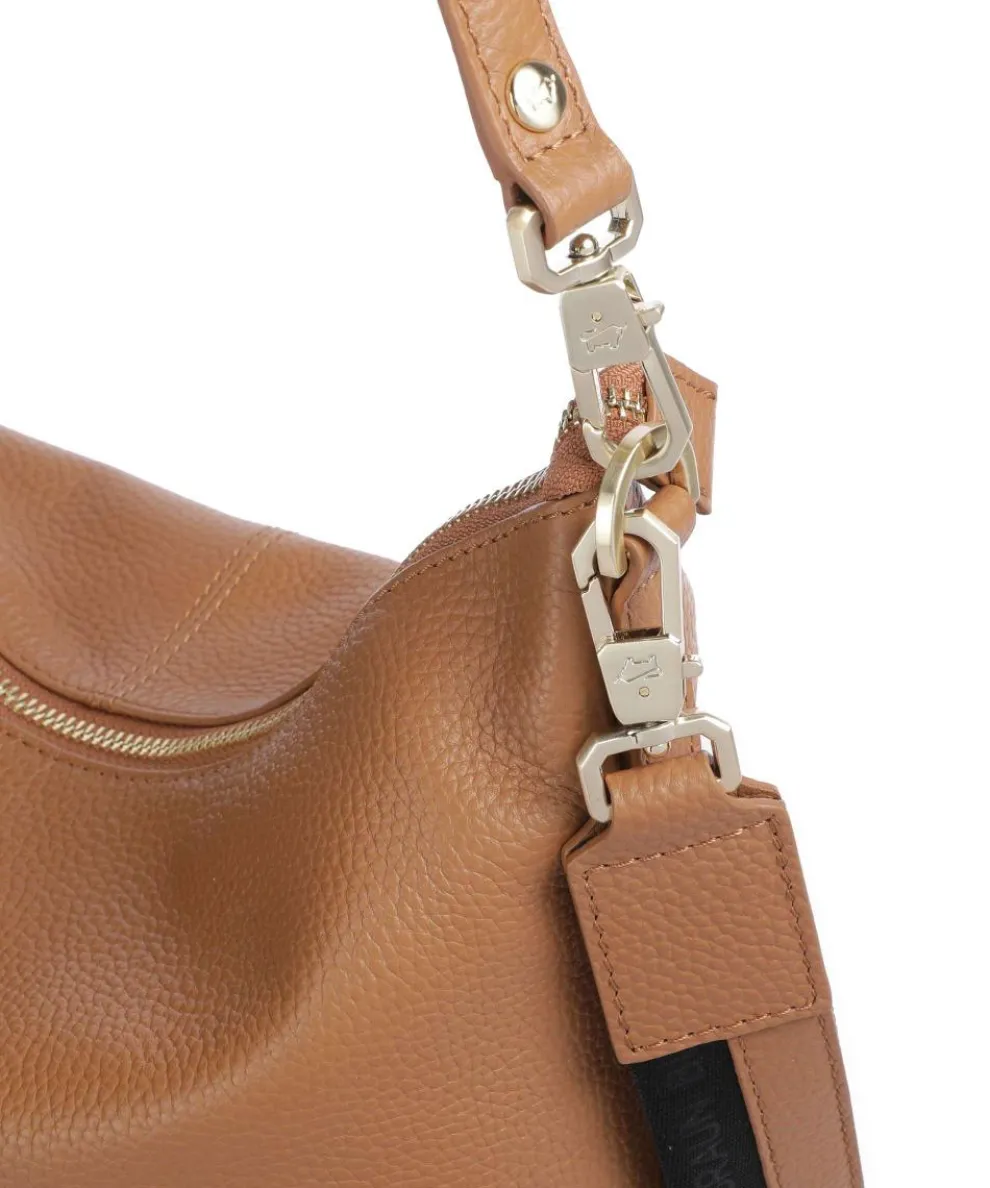 Hanna Hobo bag grained cow leather brown