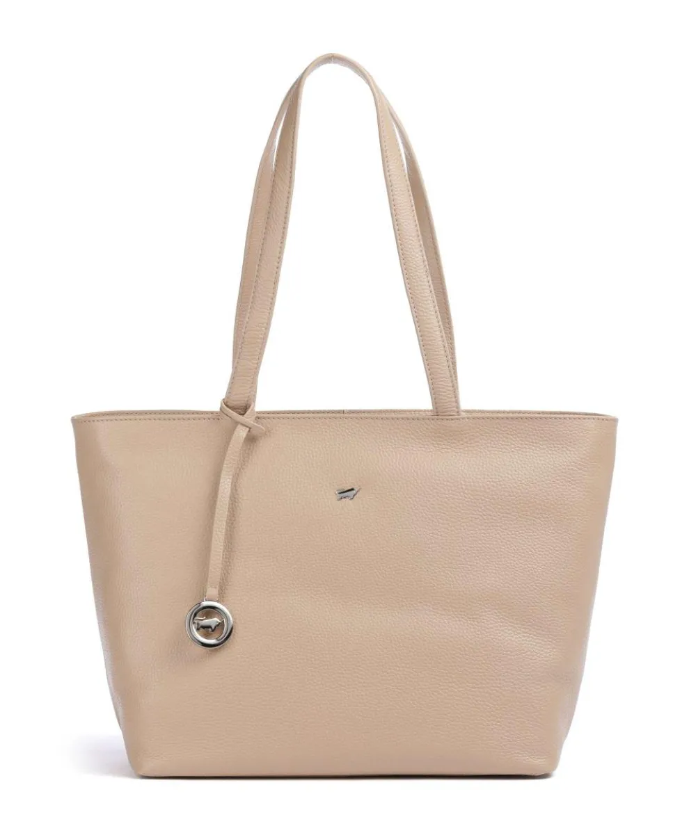 Hanna Tote bag grained cow leather beige
