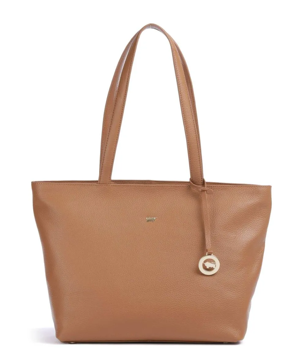 Hanna Tote bag grained cow leather light brown