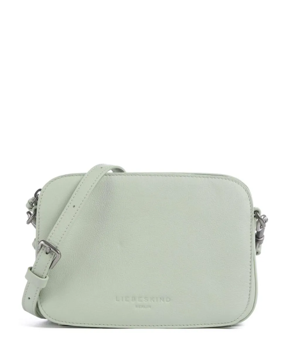 Harris Luka Crossbody bag grained leather mint green