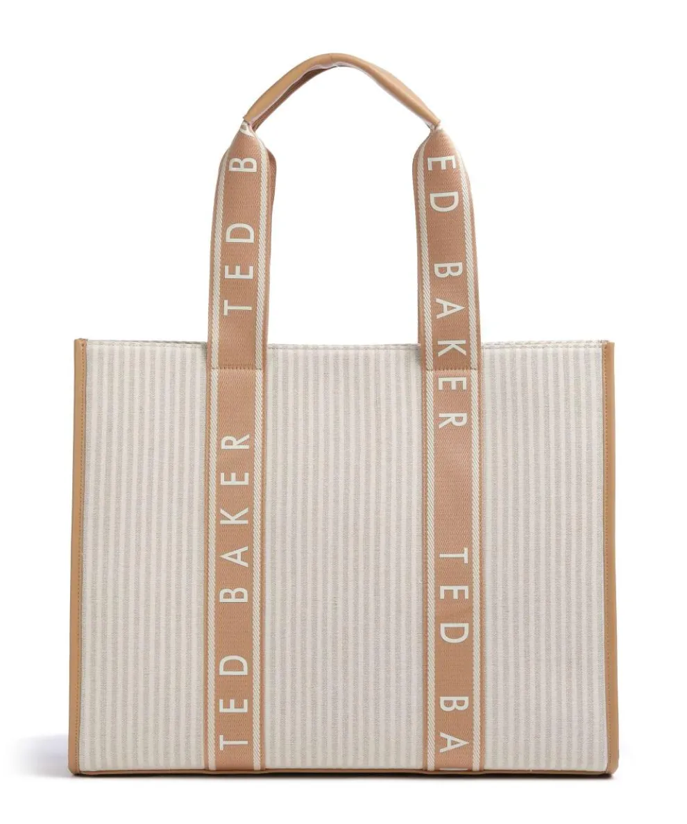 Hayllee Tote bag canvas beige/brown