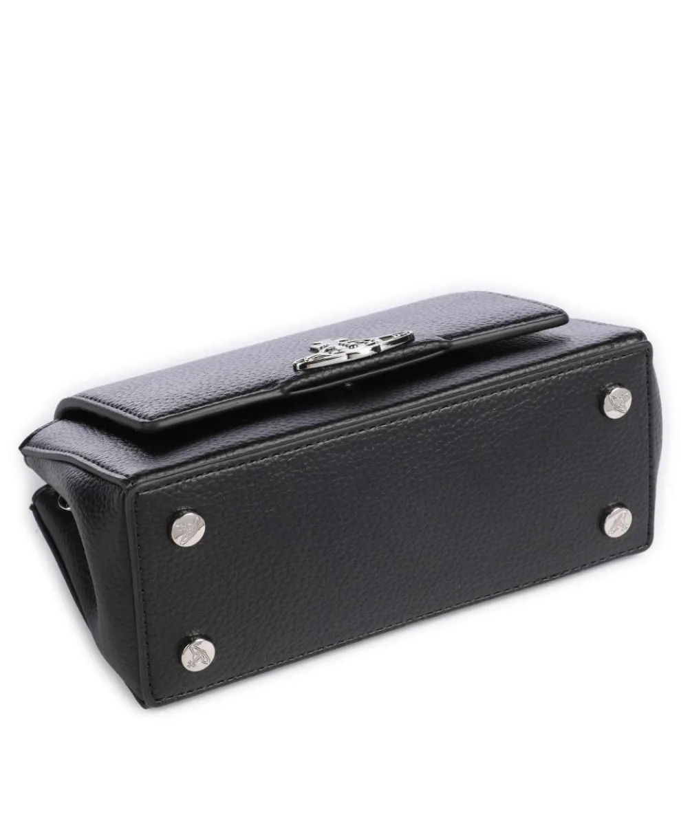 Hazel Re-Vegan Grain Small Shoulder bag imitation leather black