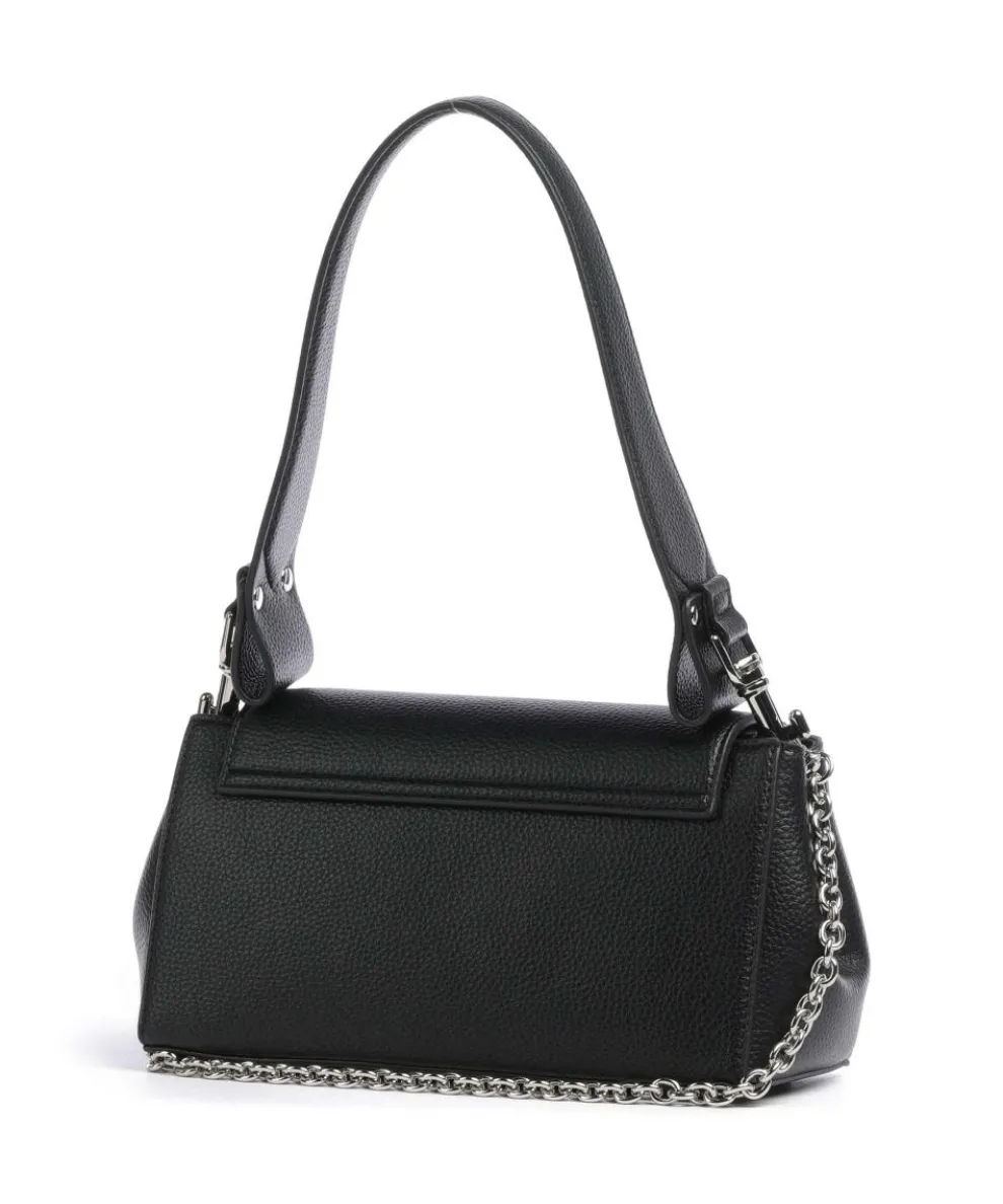Hazel Re-Vegan Grain Medium Shoulder bag imitation leather black