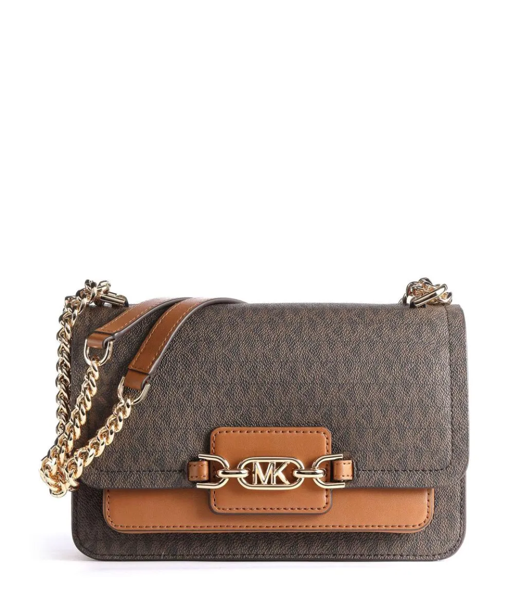 Heather Shoulder bag canvas dark brown