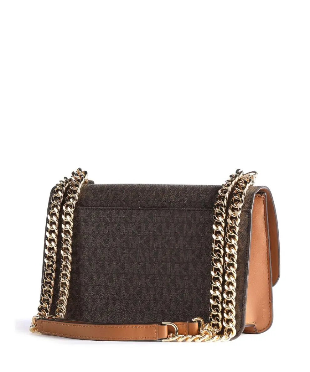 Heather Shoulder bag canvas dark brown