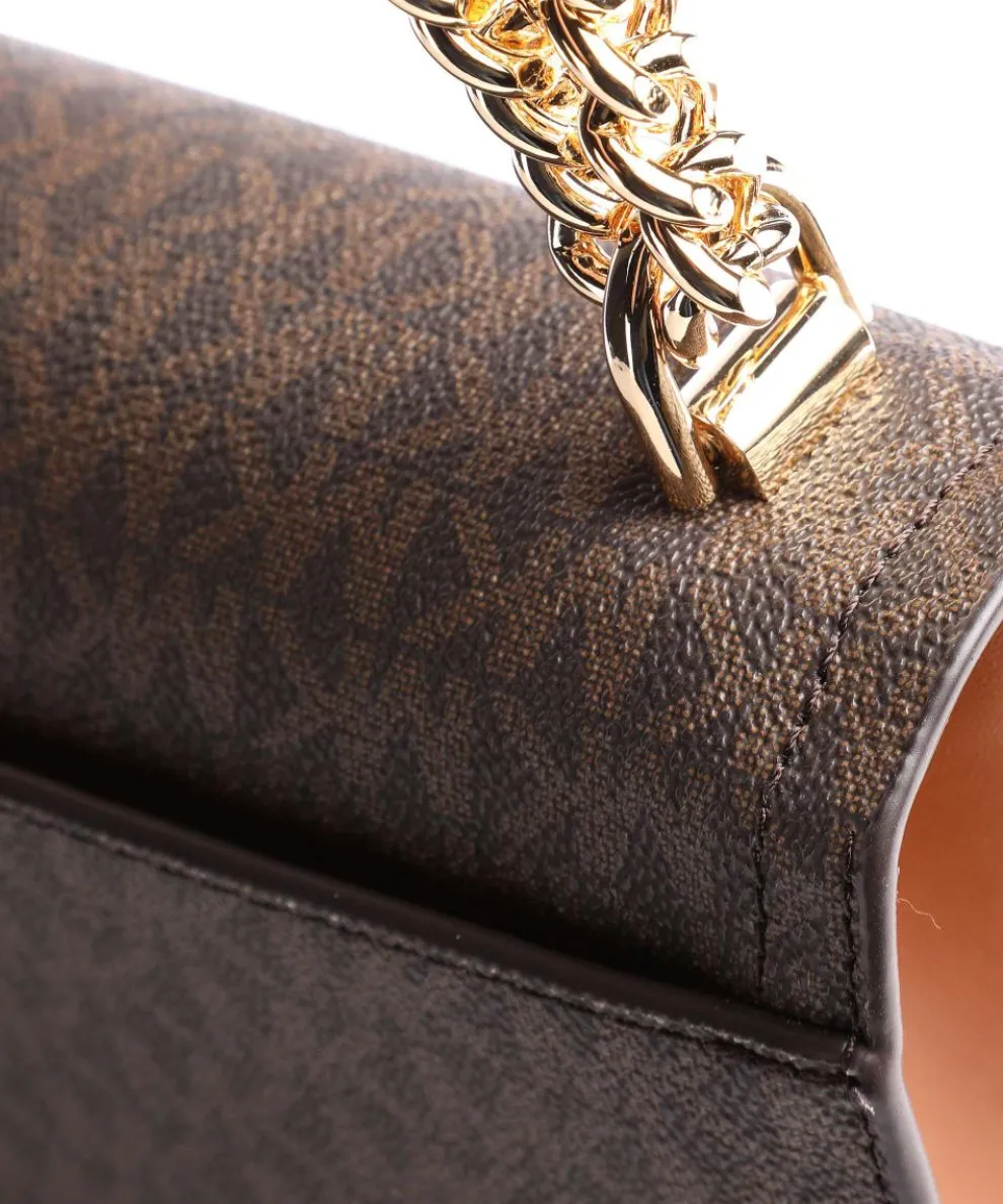 Heather Shoulder bag canvas dark brown