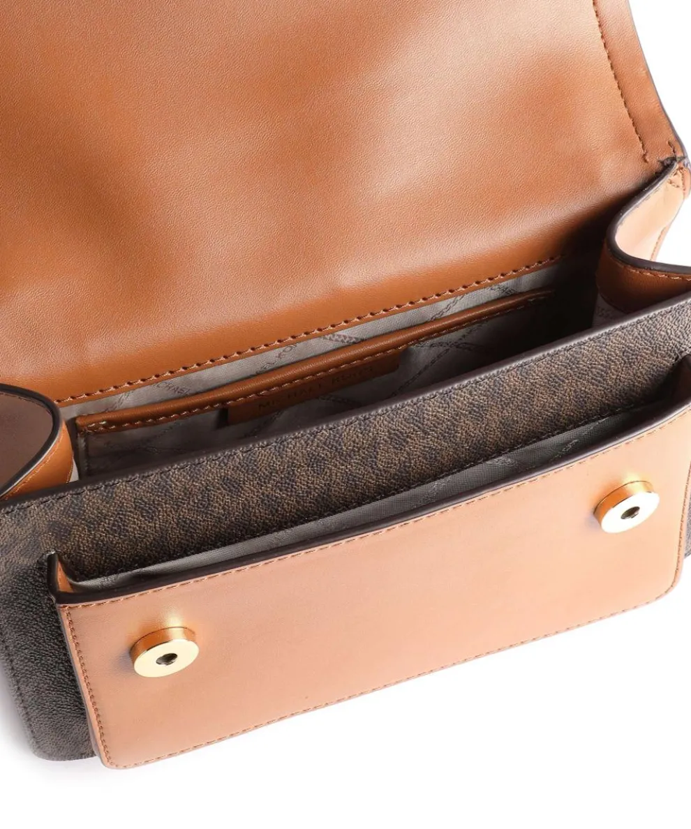 Heather Shoulder bag canvas dark brown