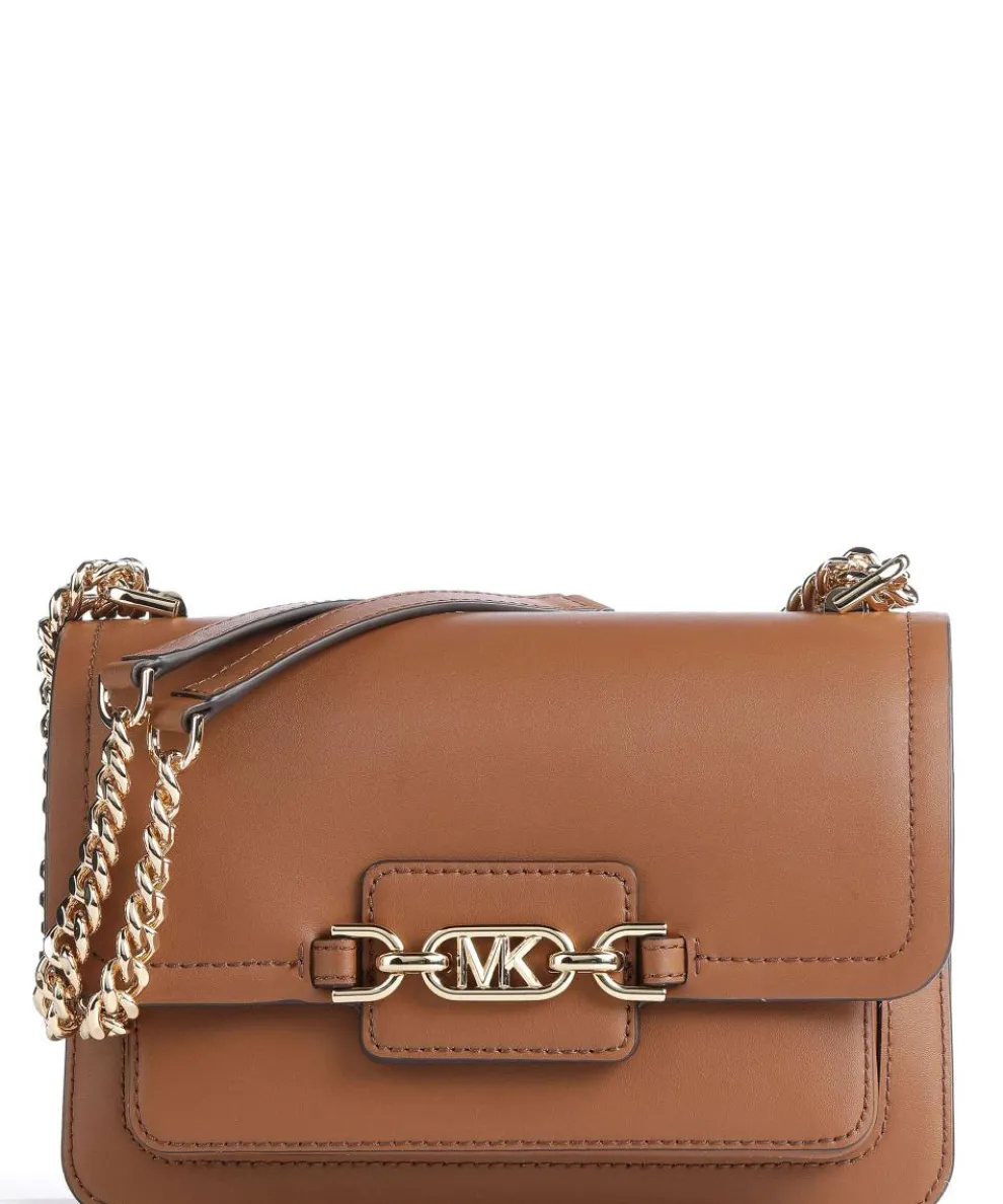 Heather Shoulder bag fine grain cow leather brown