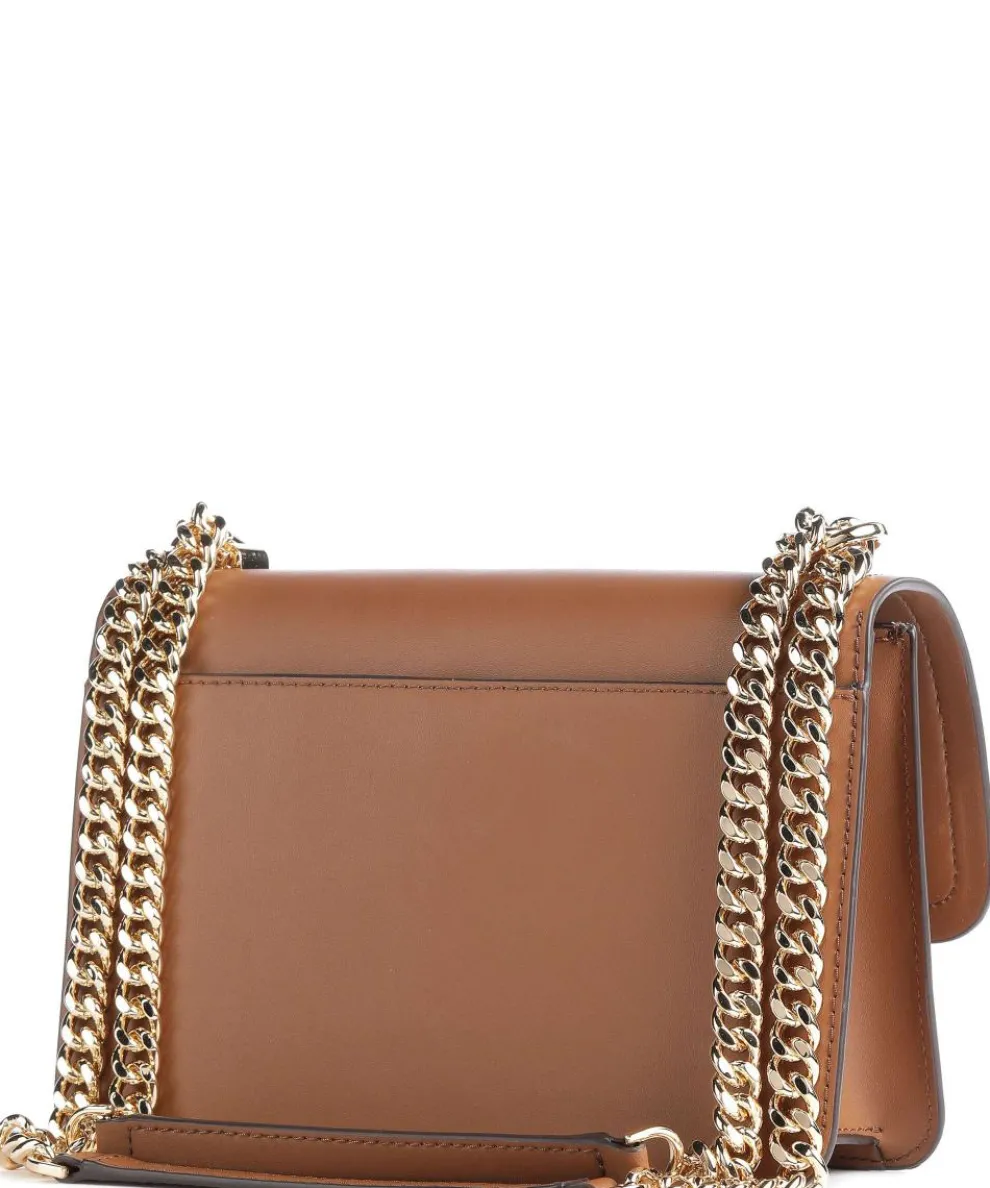 Heather Shoulder bag fine grain cow leather brown
