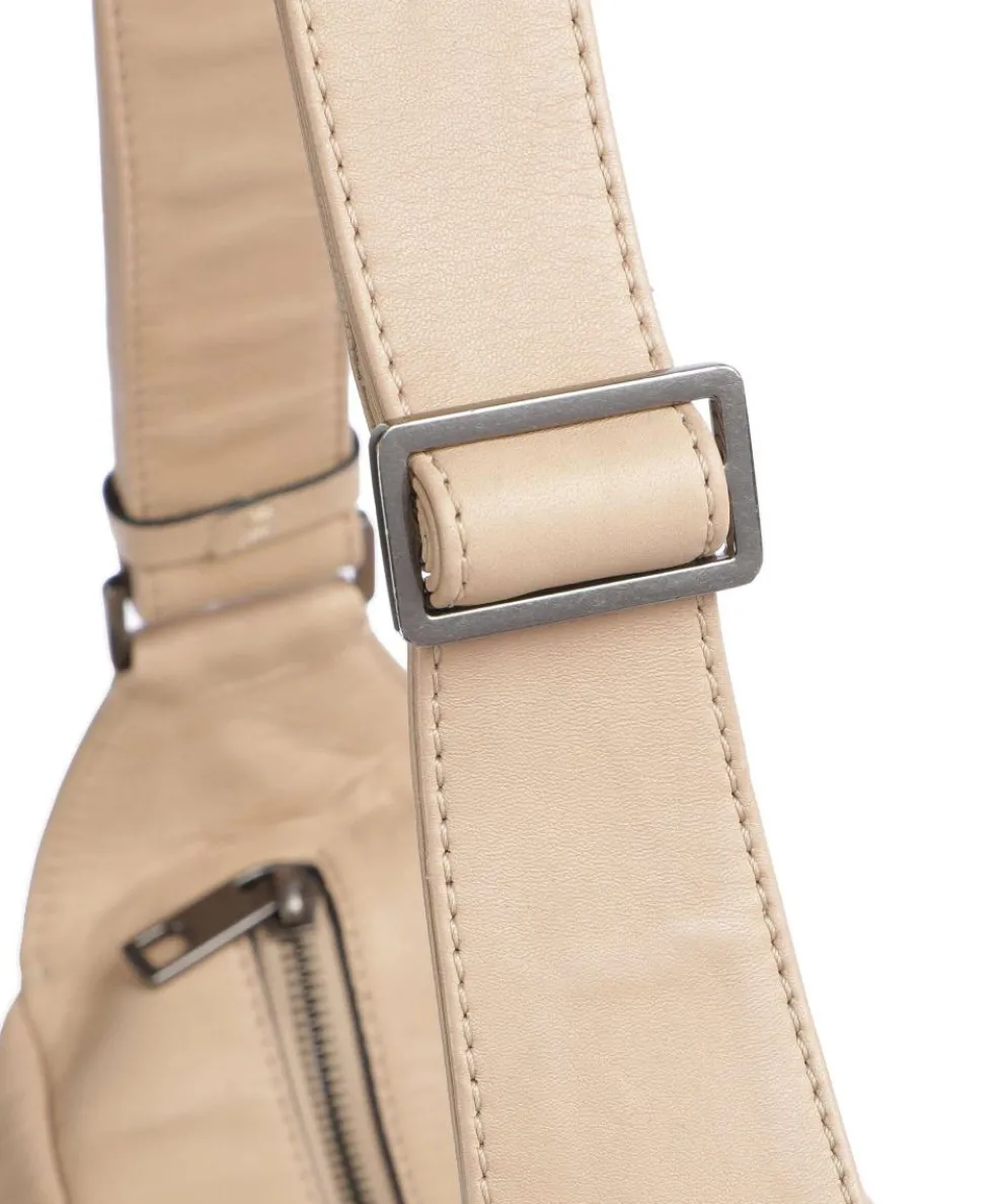 Hera Sheep Natuarl M Hobo bag sheepskin leather beige