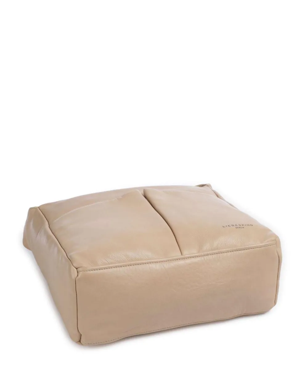 Hera Sheep Natuarl M Hobo bag sheepskin leather beige