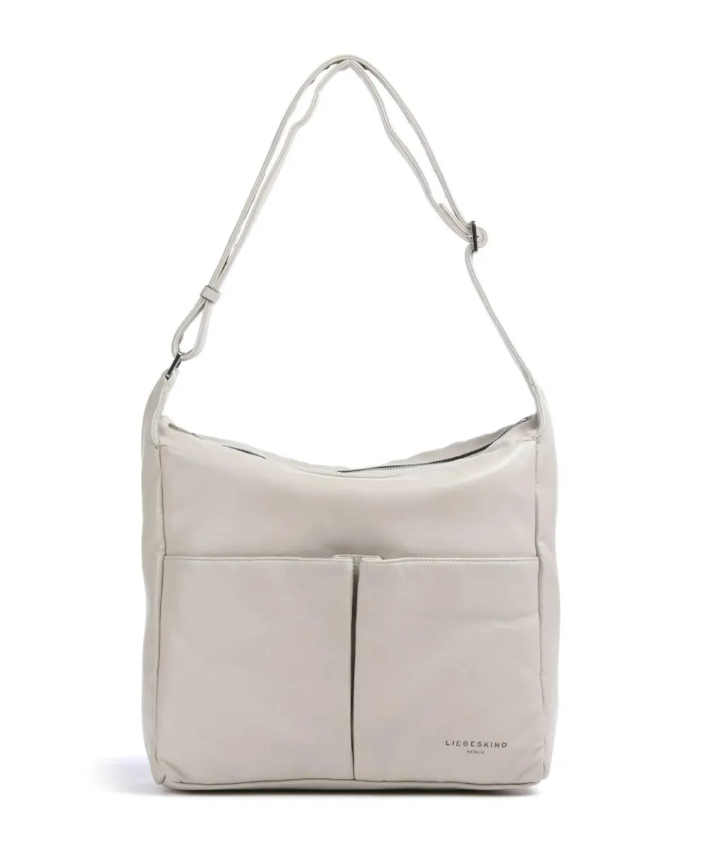 Hera Sheep Natuarl M Hobo bag sheepskin leather ivory