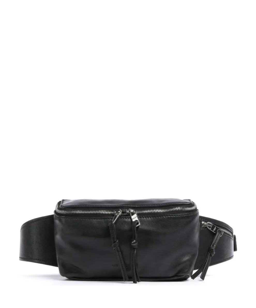 Hera Sheep Natural S Fanny pack sheepskin leather black
