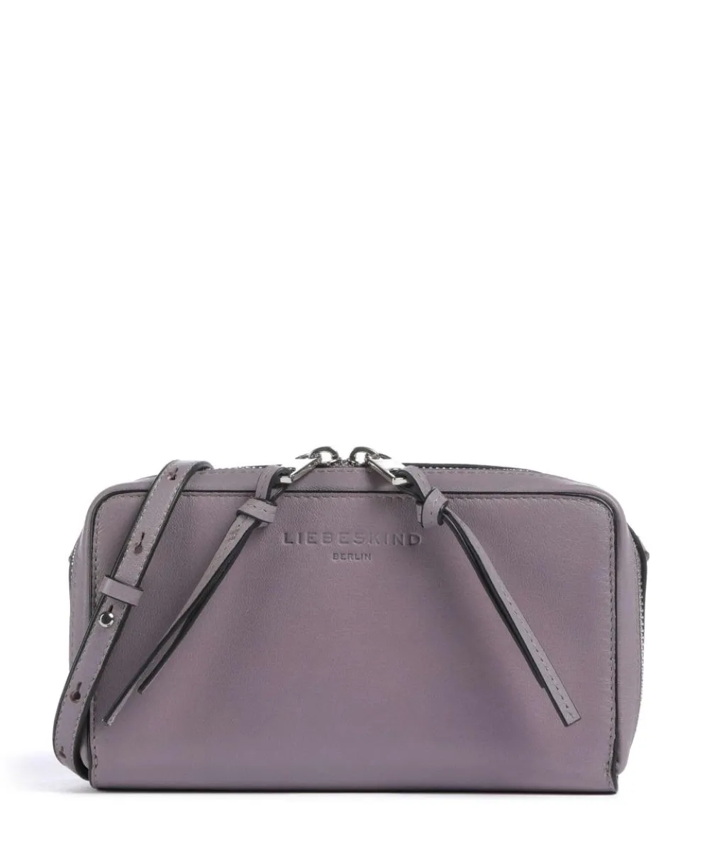 Hera Sheep Natural XS Crossbody bag fine grain leather violet