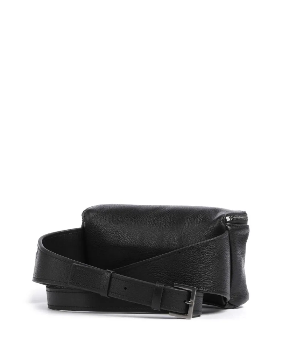 Hera Small Pebble S Fanny pack grained leather black
