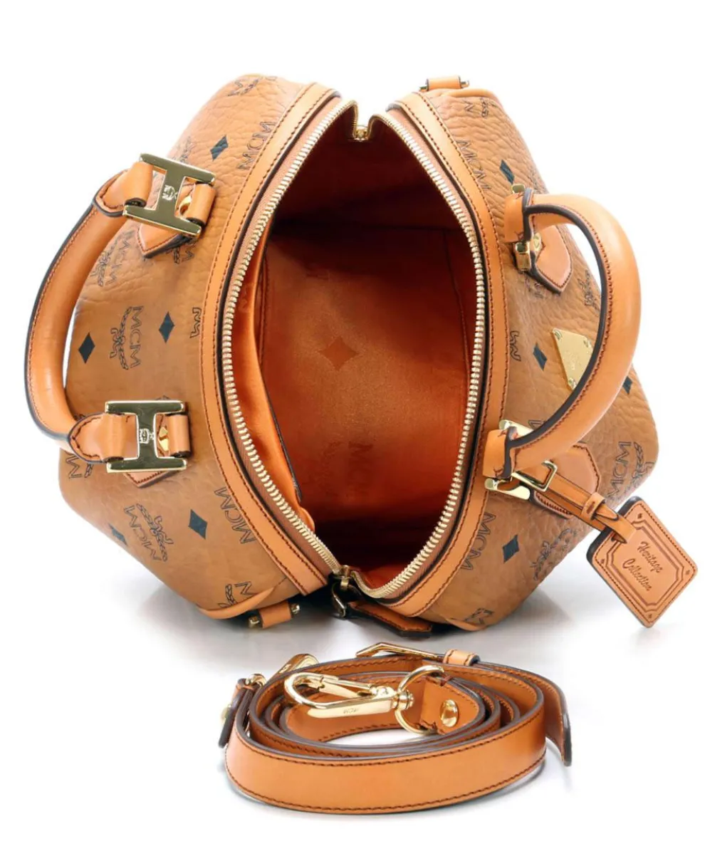 Heritage Line Handbag imitation leather cognac