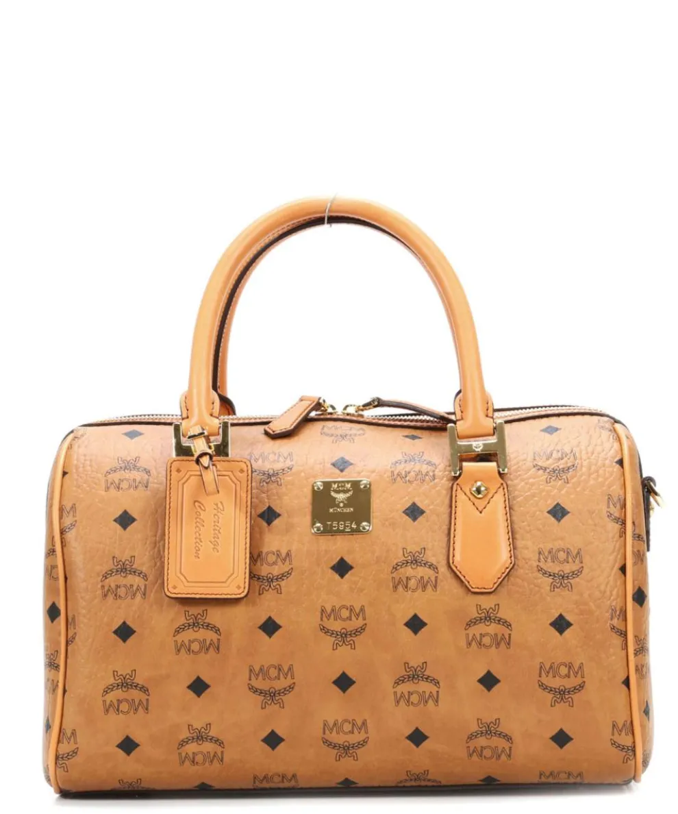 Heritage Line Handbag imitation leather cognac