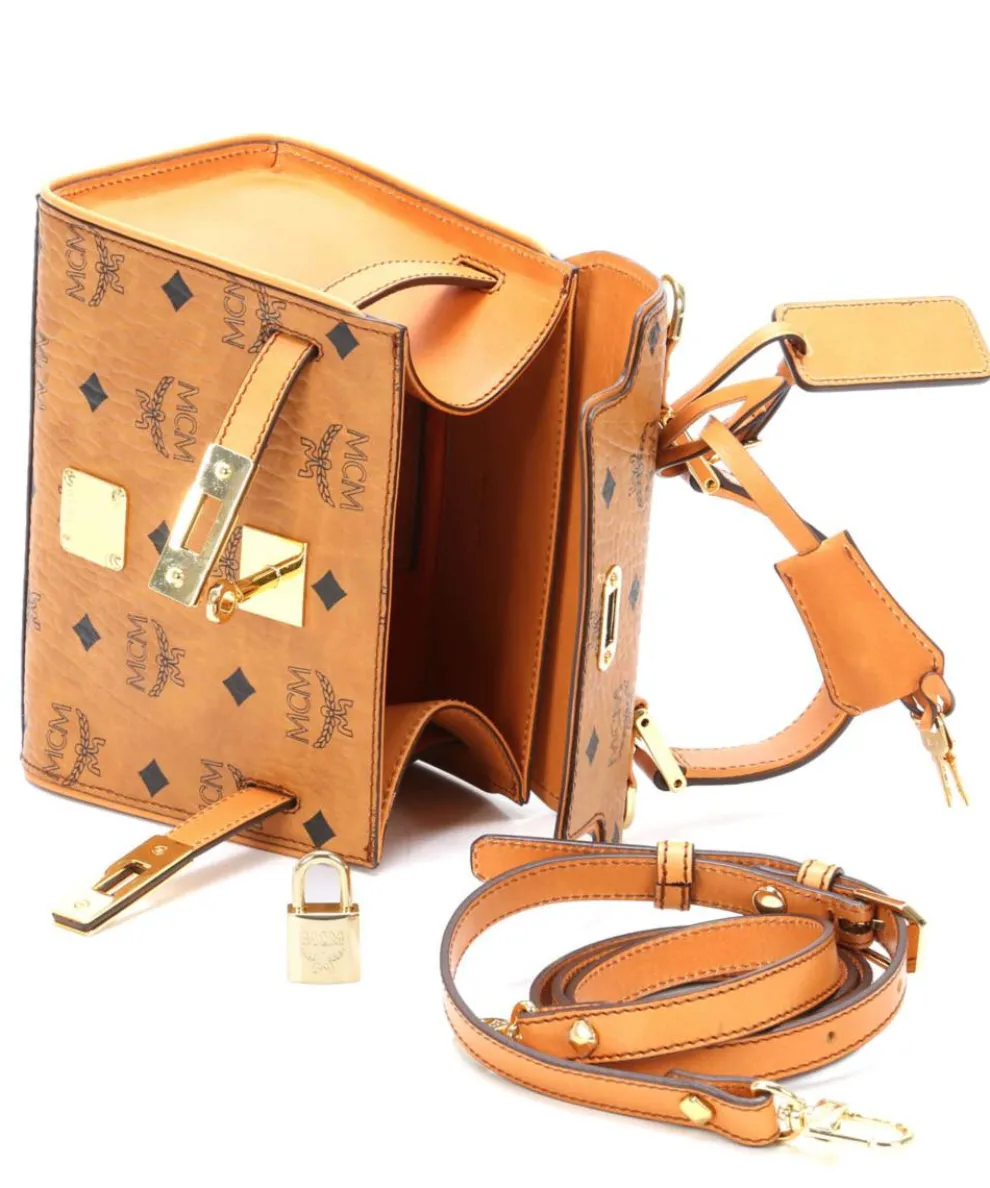 Heritage Line Handbag imitation leather cognac