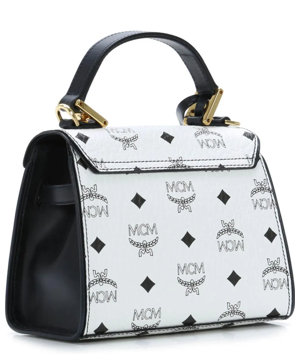 Heritage Line Shoulder bag imitation leather white