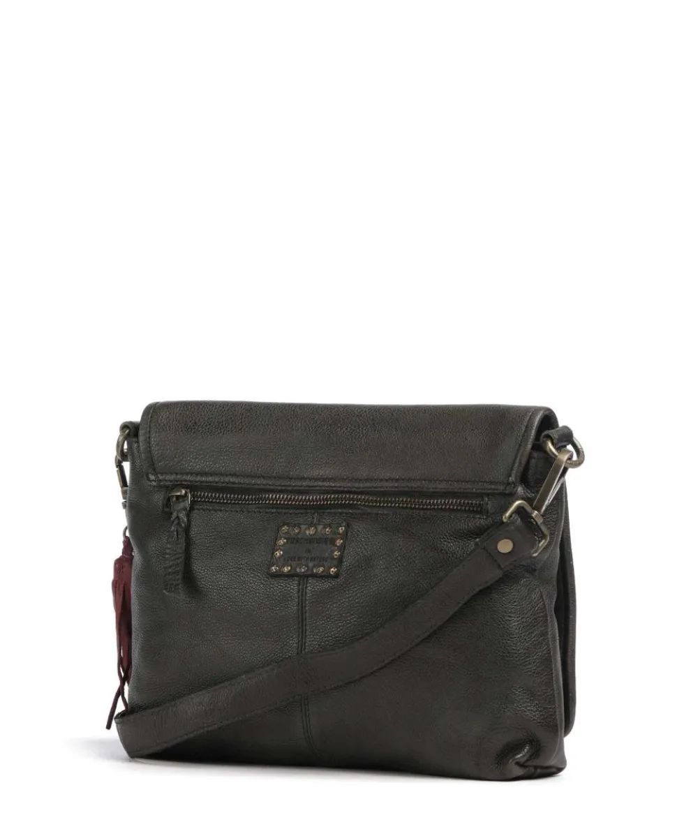 Herzoggasse 4 Crossbody bag grained cow leather khaki