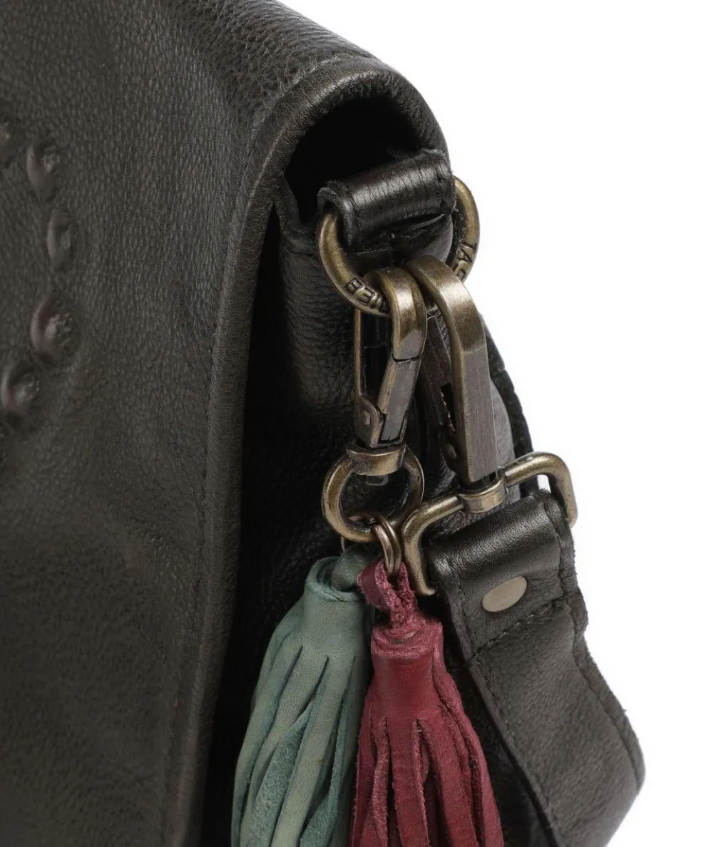 Herzoggasse 4 Crossbody bag grained cow leather khaki