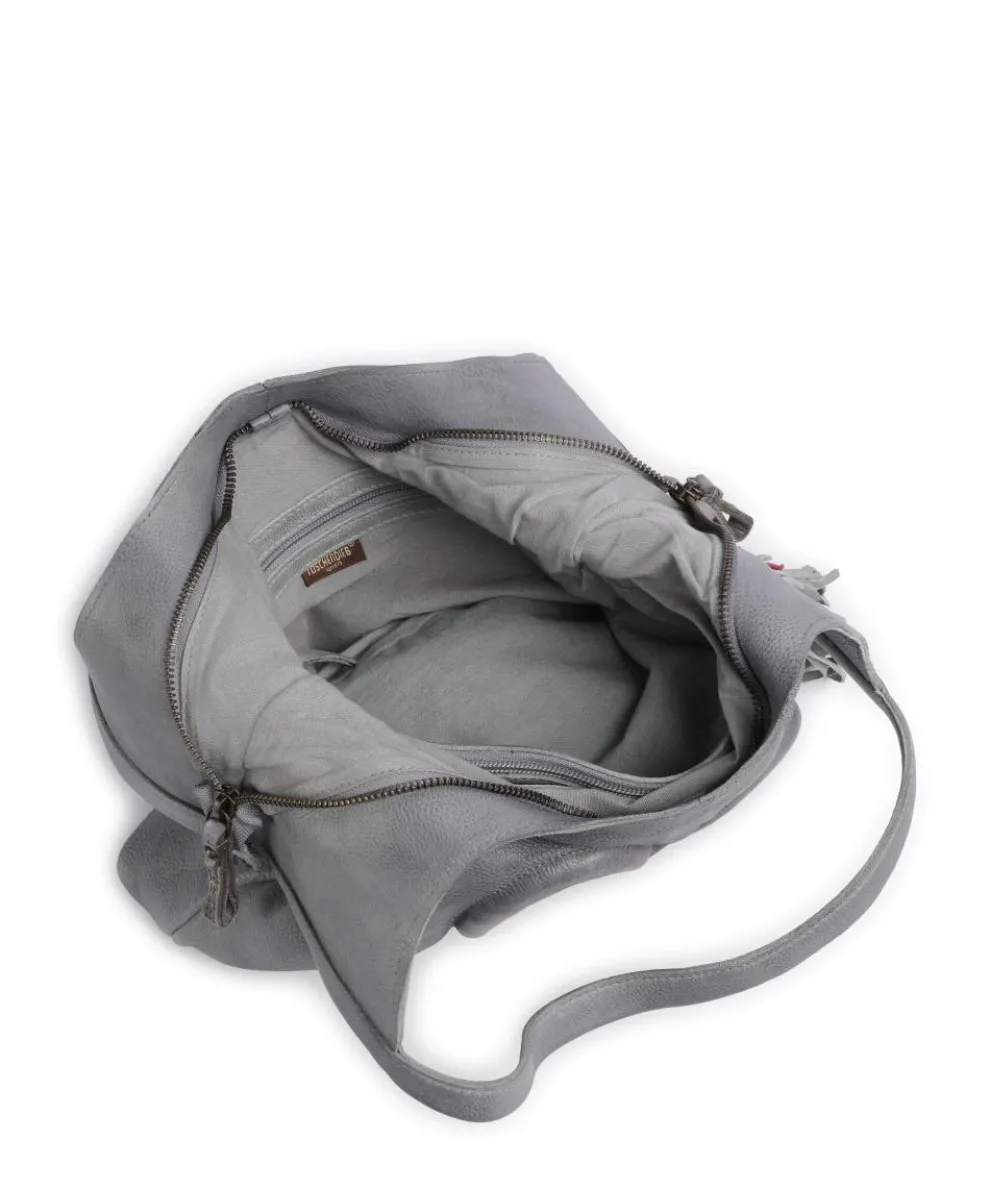 Herzweg 6 Tote bag grained leather grey
