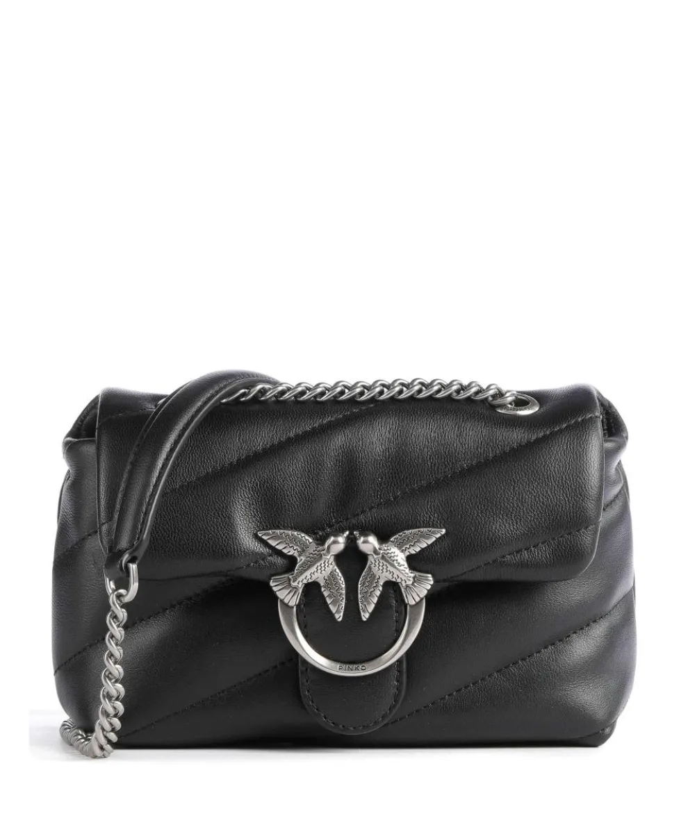 Love Puff Baby Shoulder bag sheepskin leather black