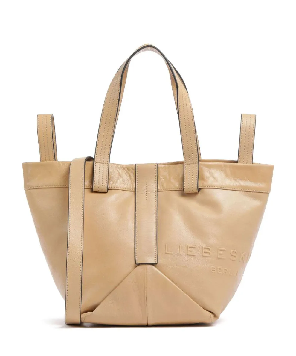Elvira Lamb SF Verna S Handbag fine grain leather beige