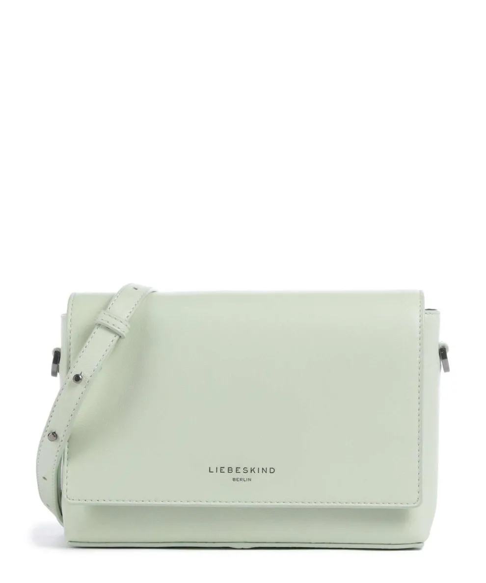 Hilla M Crossbody bag fine grain leather mint green