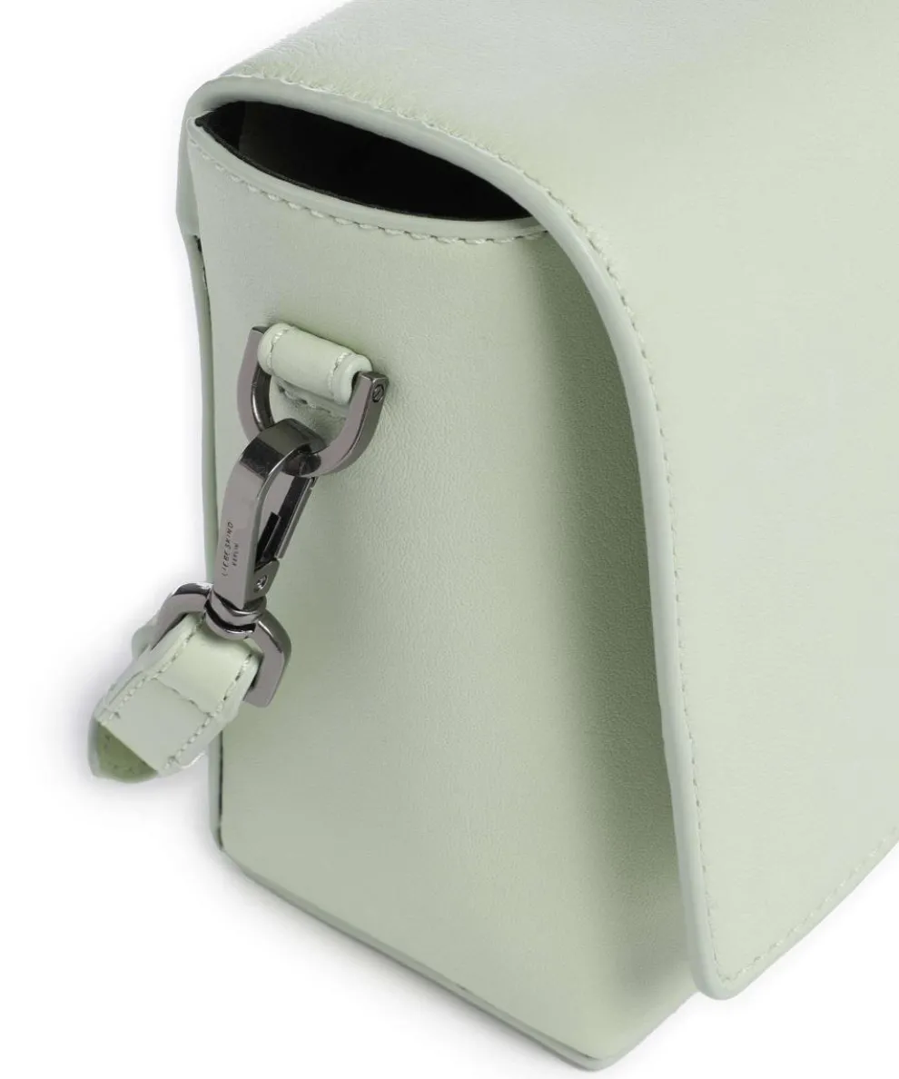 Hilla M Crossbody bag fine grain leather mint green