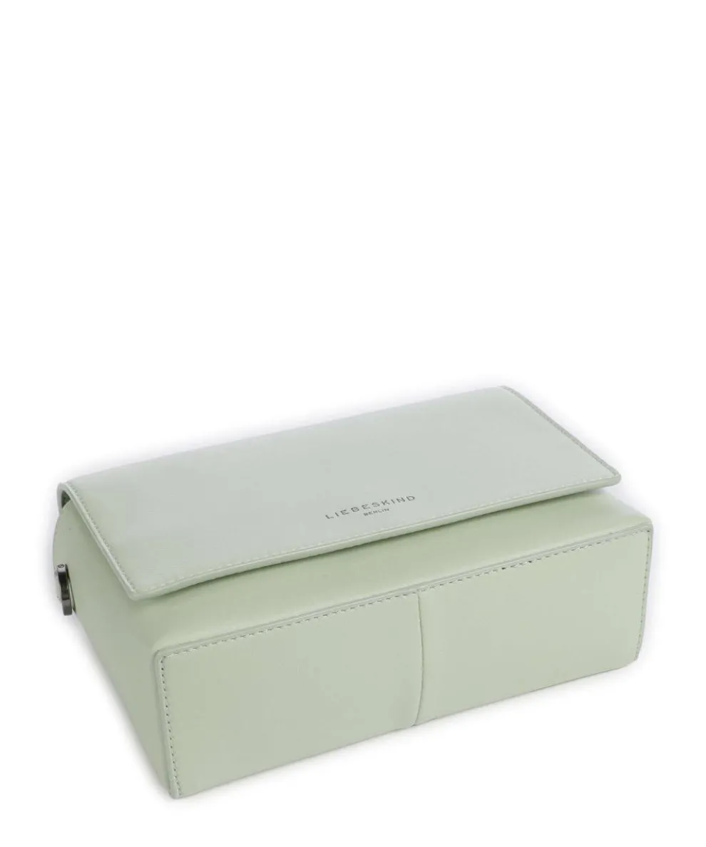 Hilla M Crossbody bag fine grain leather mint green