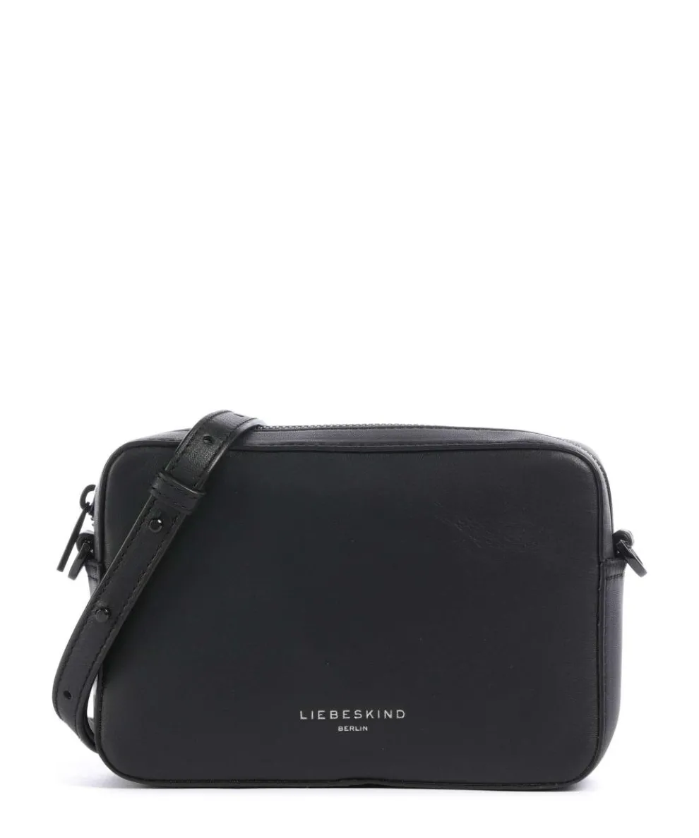 Hilla S Crossbody bag sheepskin leather black