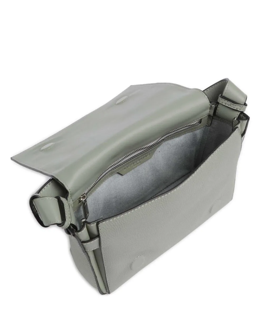 Hilla Small Pebble S Crossbody bag grained cow leather greygreen