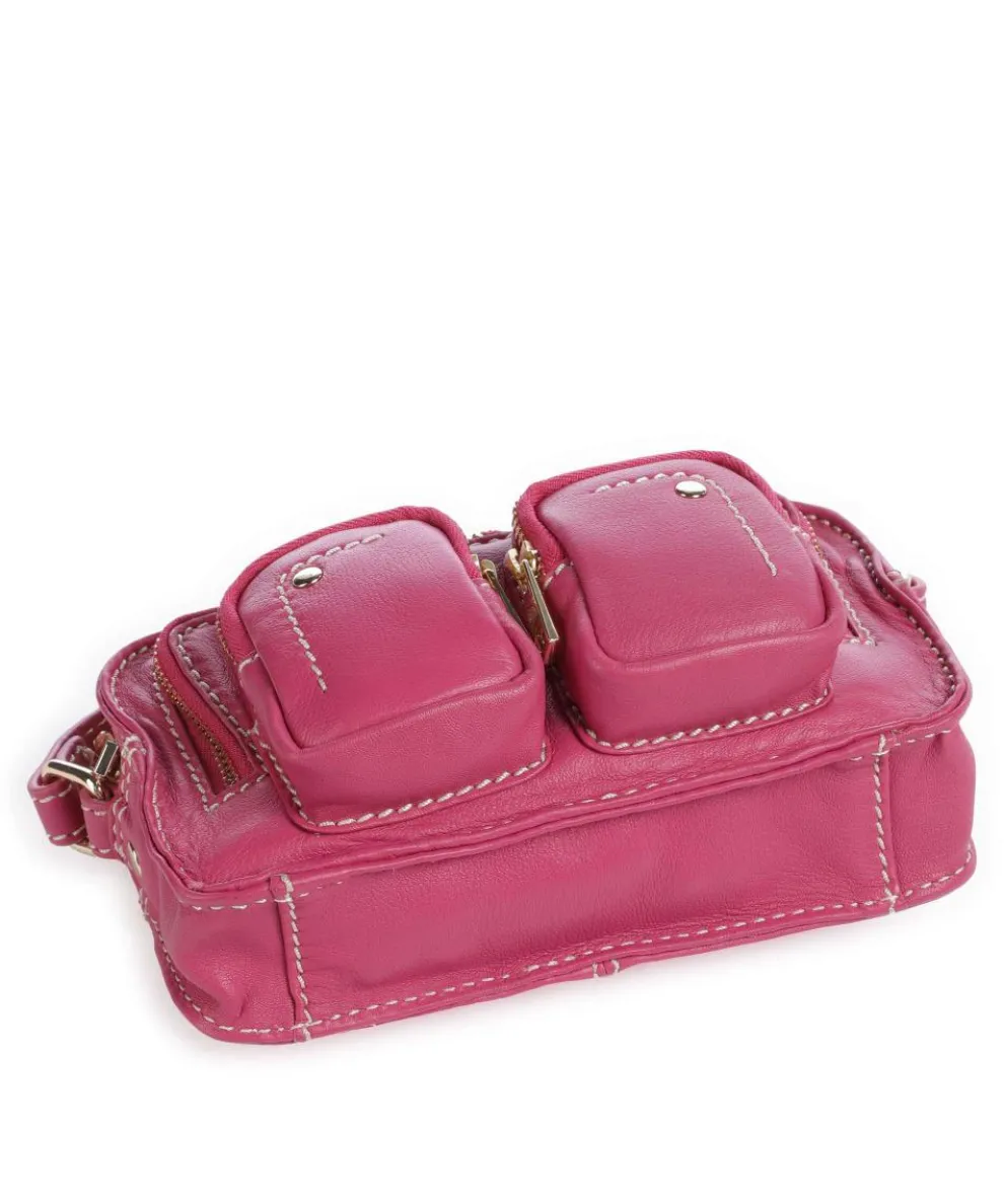 Cozy Helena Crossbody bag softly grained calfskin pink