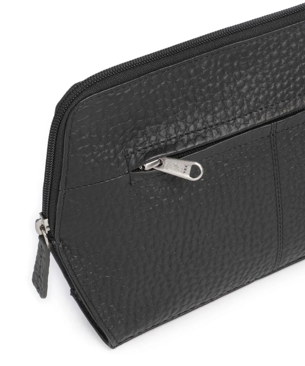 Hirsch Fietke Crossbody bag grained leather black