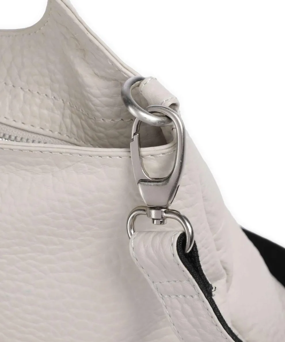 Hirsch Gisela Shoulder bag grained leather cream