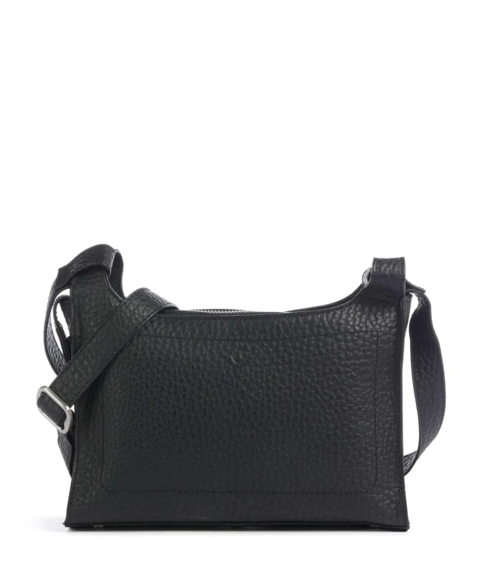 Hirsch Gunilla Crossbody bag grained leather black