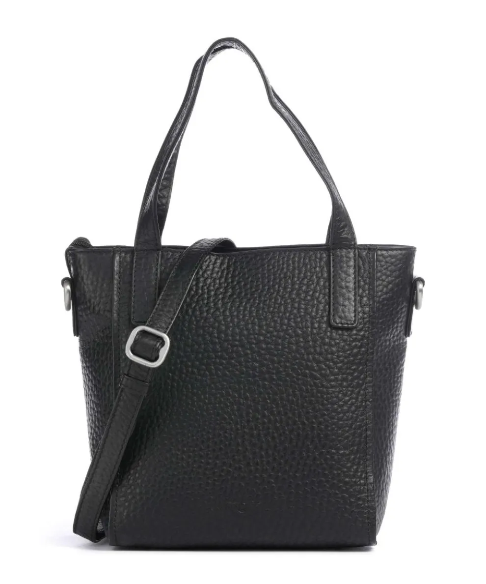 Hirsch Handbag grained leather black