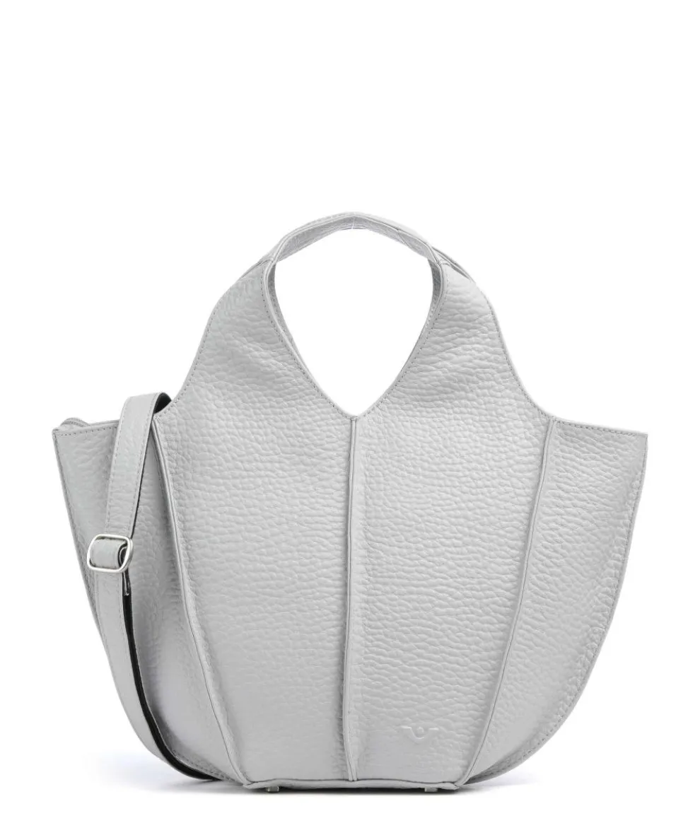 Hirsch Jela Handbag grained leather light grey