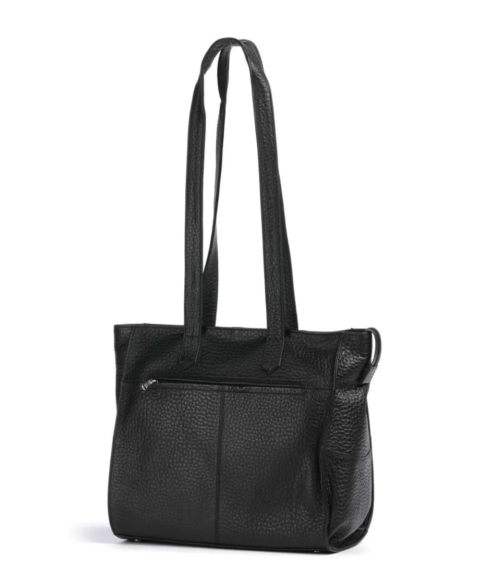 Hirsch Mandira Shoulder bag grained leather black