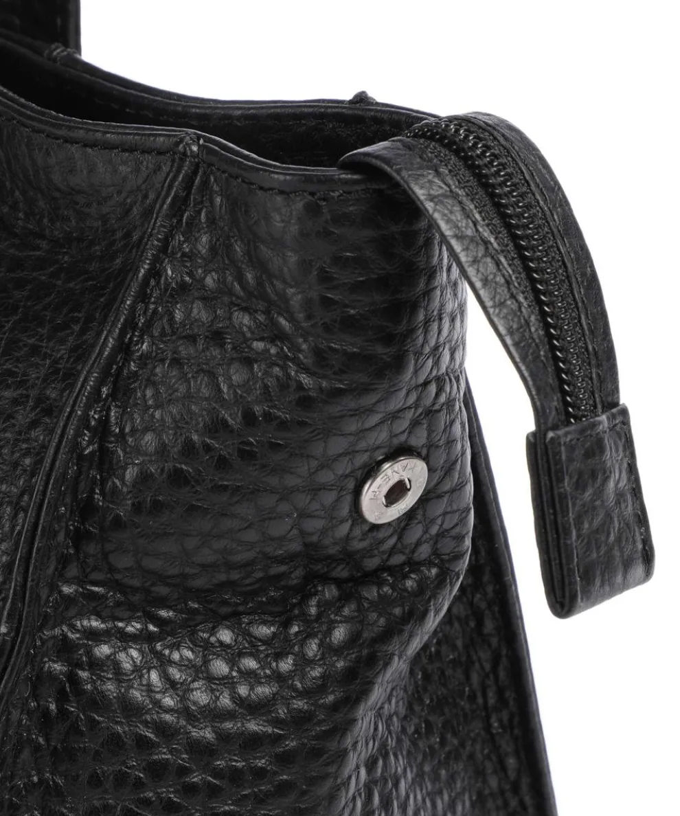 Hirsch Mandira Shoulder bag grained leather black